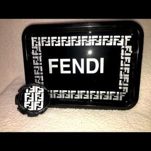 Large Tray With Ashtray